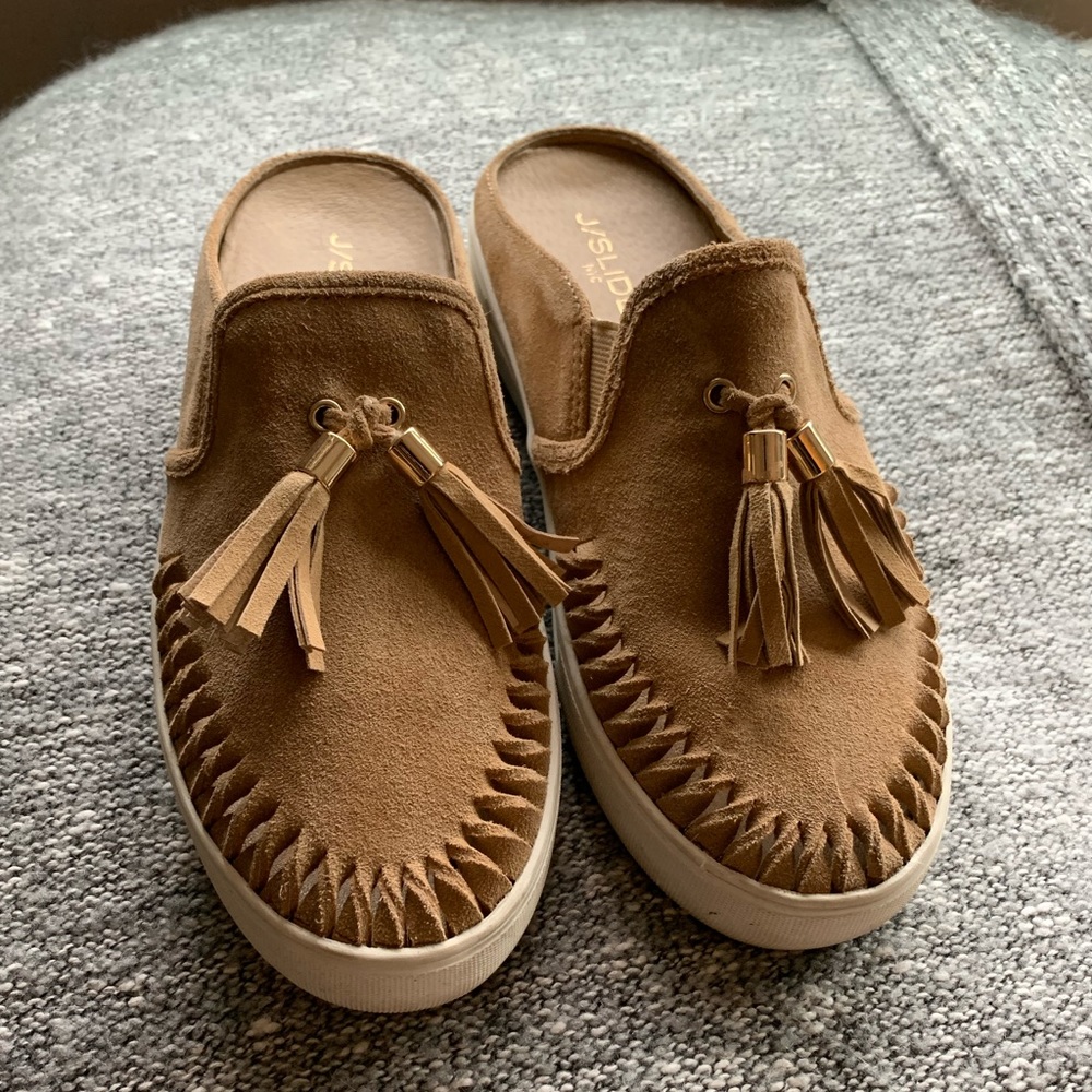 J/Slides slip ons.  Size 8